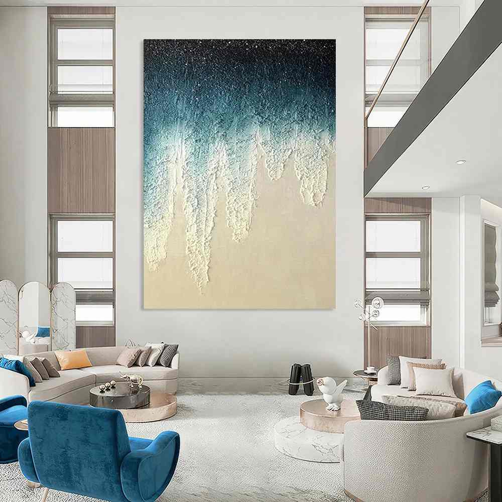 Blue_White_Textured_Gradient_Drip_Canvas_Wall_Art_3K1XE wall art